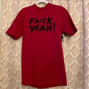 Deep Red DC F@ck yeah! Shirt